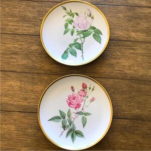 The Hamilton Collection Rose Plates
